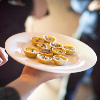 Plate of canapes