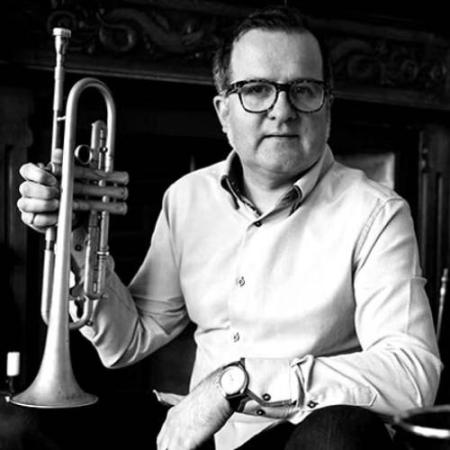 Noel Dennis with trombone