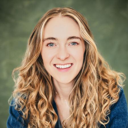 Jessica Robson smiling and looking to camera