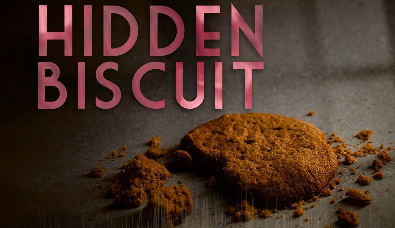Hidden Biscuit with a crumbly ginger biscuit