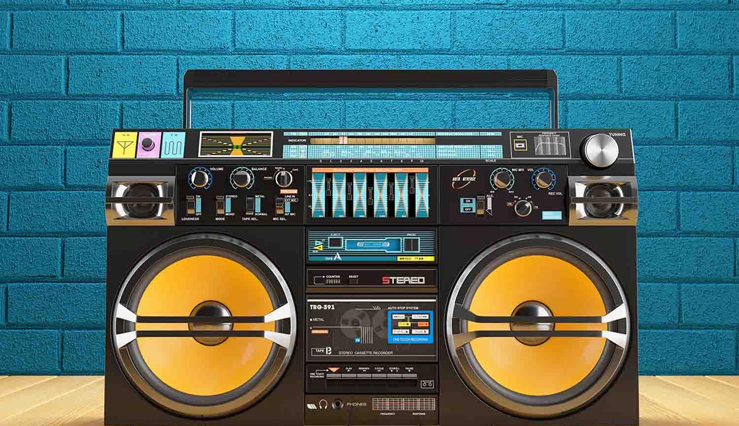 Mixtape Timebop image of ghetto blaster