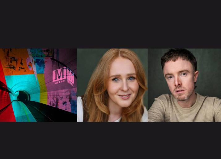 Montage featuring Metro station, Sarah Balfour and Dean Logan