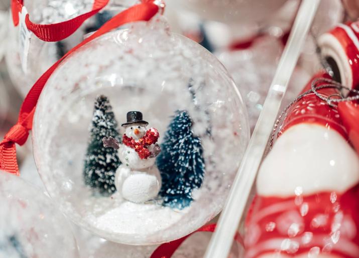 Christmas snow globe