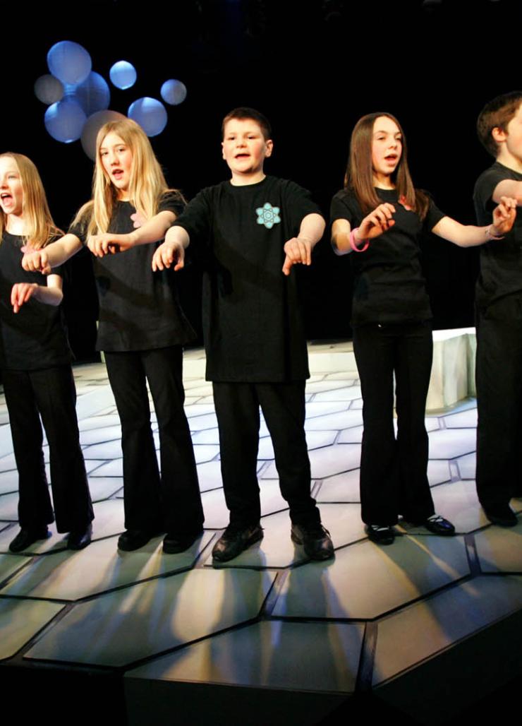 4 young people stock photo theater